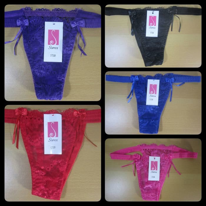 ready cd g string transparan perempuan sorex 5758
