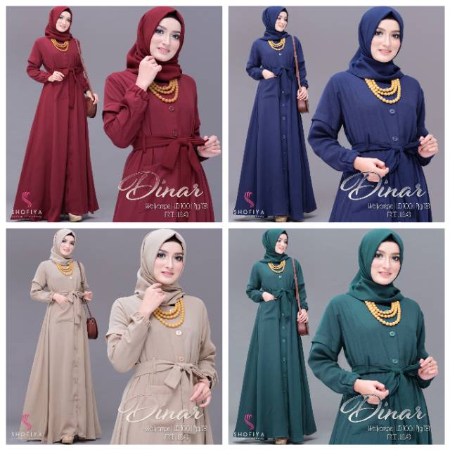 CASUAL DRESS / RENATA / DINAR / ALESHA DRESS ORI SHOFIYA