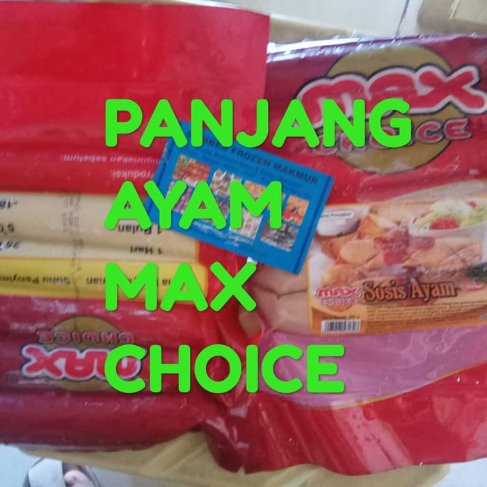 

Brat ayam panjang max choice bratwurst 1 pabrik tastymax