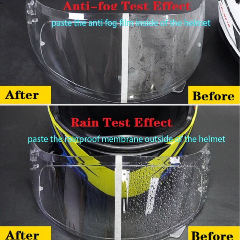 [Featured] Motorcycle Helmet Clear Anti-fog And Rain Film