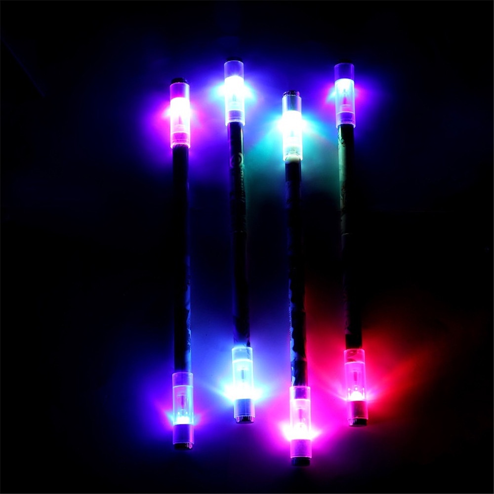 1pc Pulpen Gel LED Desain Kartun Lucu Untuk stationery Pelajar / Kantor