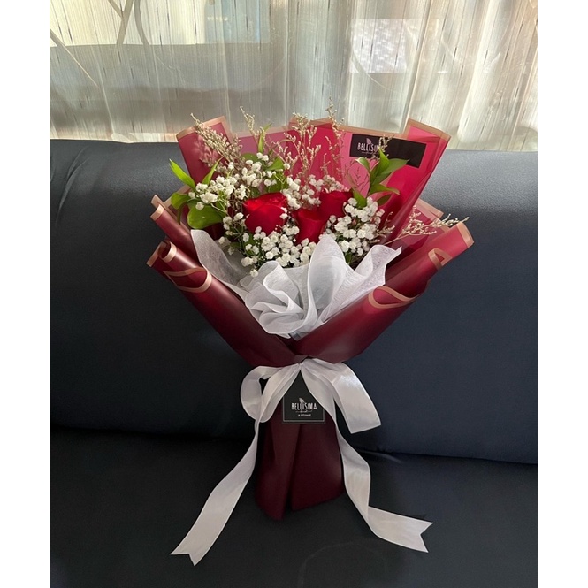 TAJIMA ROSE BOUQUET - buket valentine - Bellisima Florist Bogor