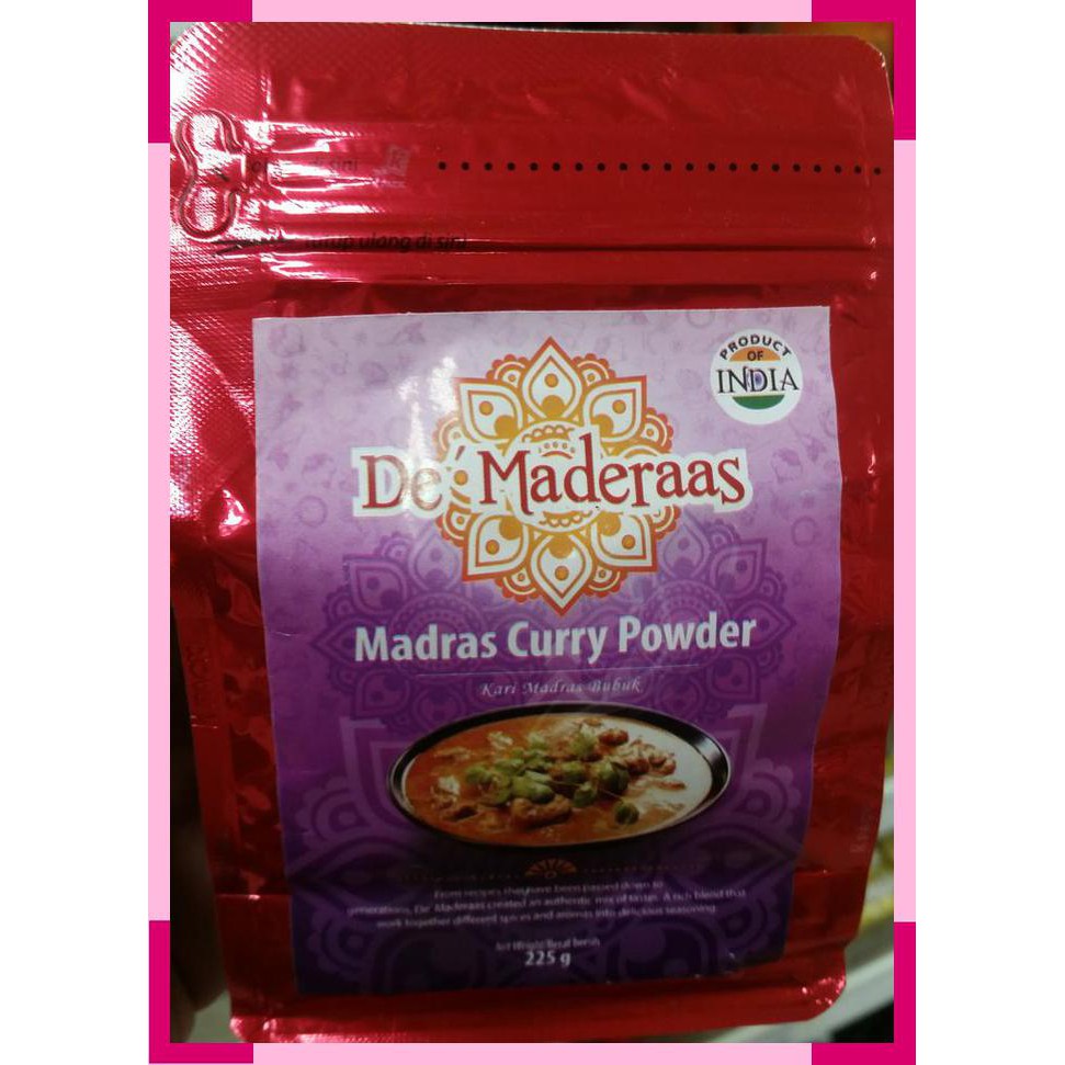 

De maderaas | Madras curry powder | 225 gram | product of india