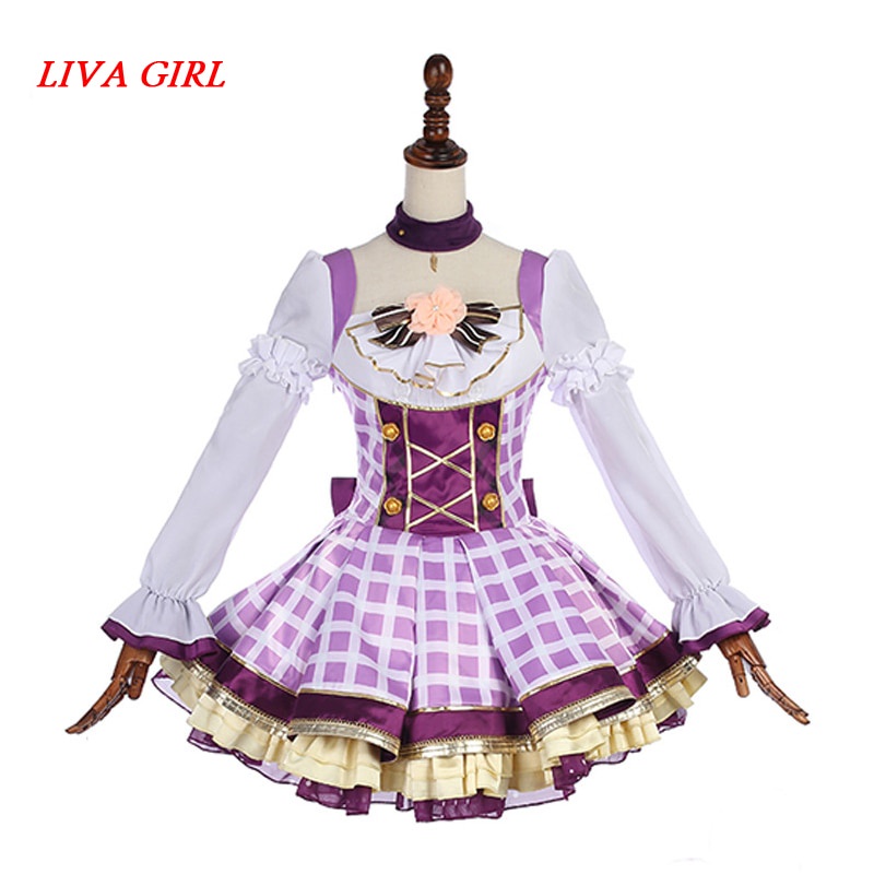 PREORDER Liva girl 2018 High Quality Love Live School Idol Project Tojo Nozomi Flower Bouquet Dress 