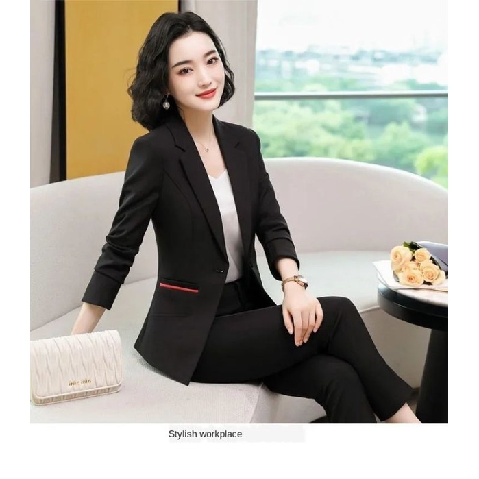 Setelan Jas Blazer Wanita/Setelan Jas Kerja Wanita