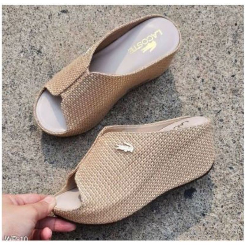 sandal wedges wanita