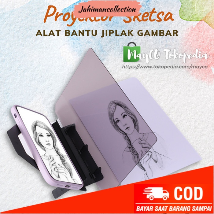 

✨ BISA COD ✨ Alat jiplak gambar latihan menggambar dan mewarnai anak