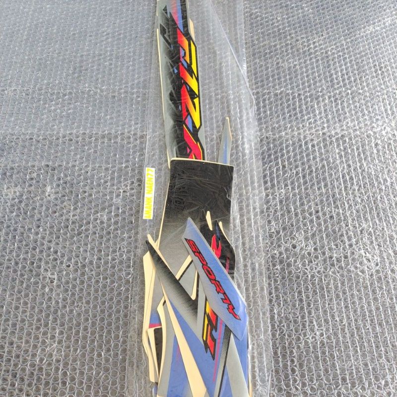 striping f1zr sporty  2003 hitam silver