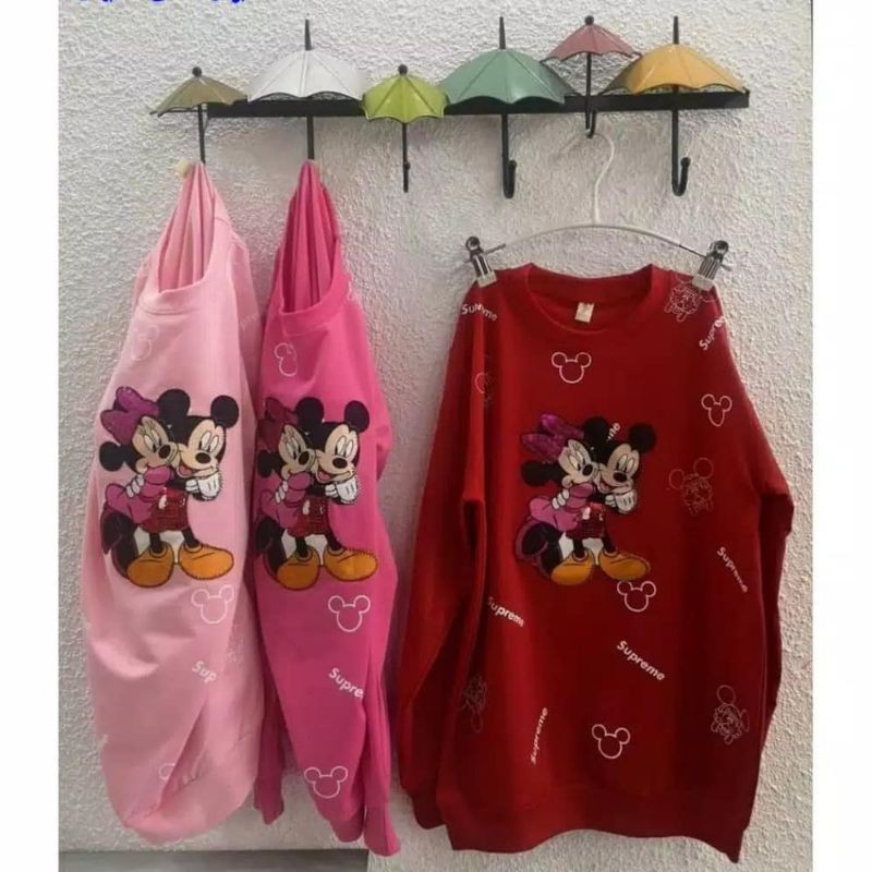 sweater anak mickey minnie sweater mickey