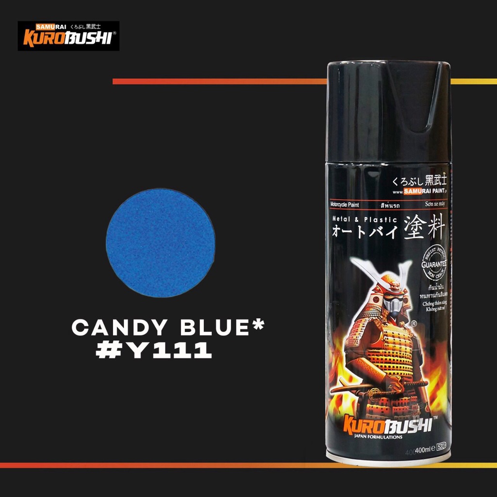 Samuraipaint, Candy Bluer Y111 Cat Aerosol Kualitas Kompresor