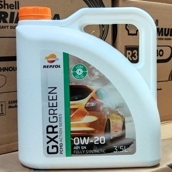 OLI MESIN MOBIL BENSIN LCGC REPSOL GXR GREEN 0W-20 3,5 LITER