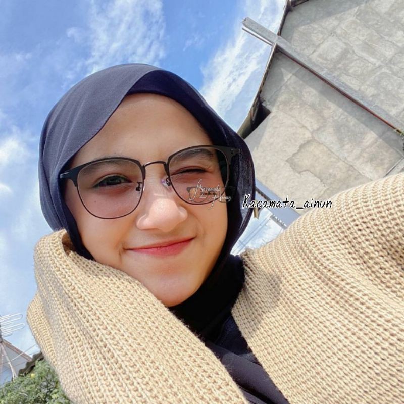 Frame Kacamata kotak besi | Kacamata minus | Kacamata photocromic | F 0081