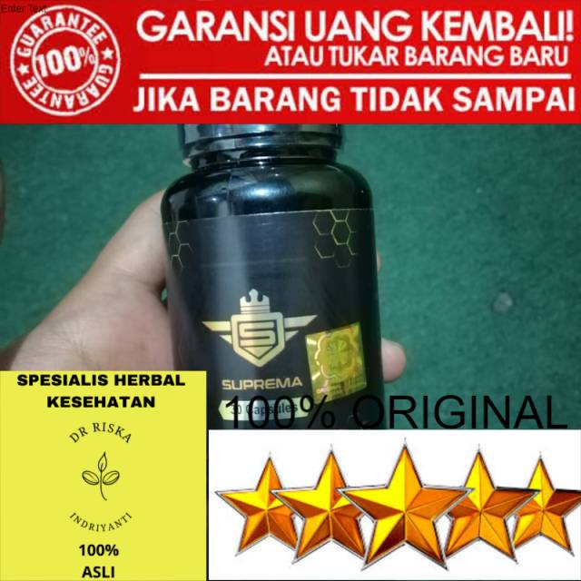 100% ASLI Suprema Asli - Suprema Original - Obat Suprema - Obat Pria Herbal