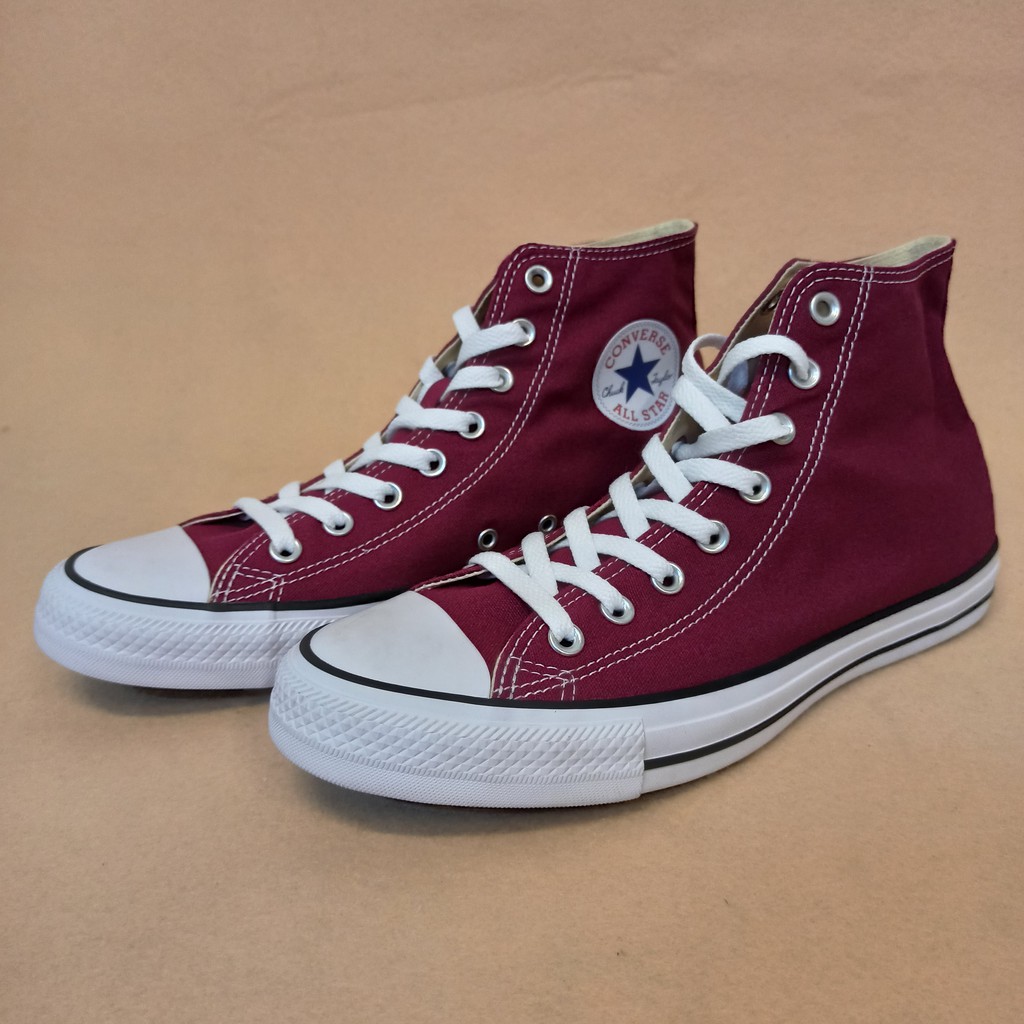 SEPATU Converse High Maroon M9613C Sneakers Original