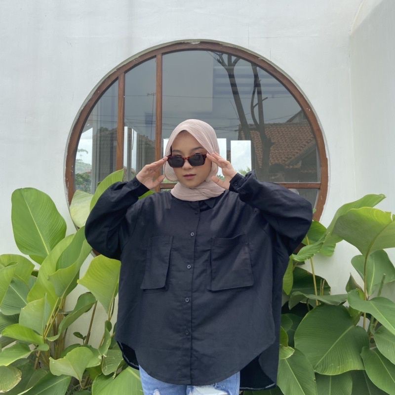 KEMEJA OVERSIZE PREMIUM/ BAJU OVERSIZE / KEMEJA CASUAL / KEMEJA KEKINIAN / OUTFIT WANITA