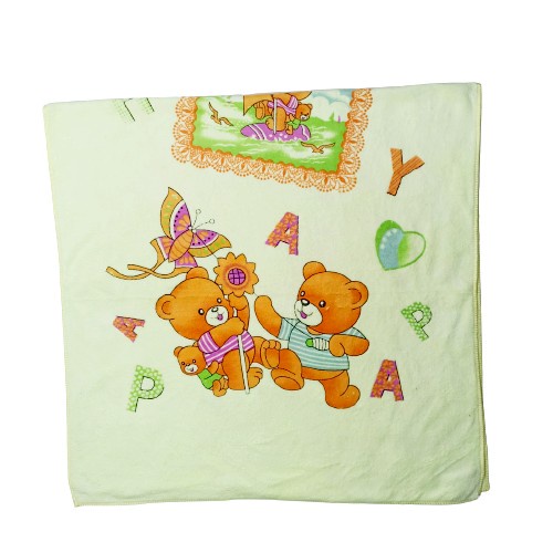 Handuk Mandi Baby Microfiber Murah / Towel Sarang Lebah Motif 009 60x120