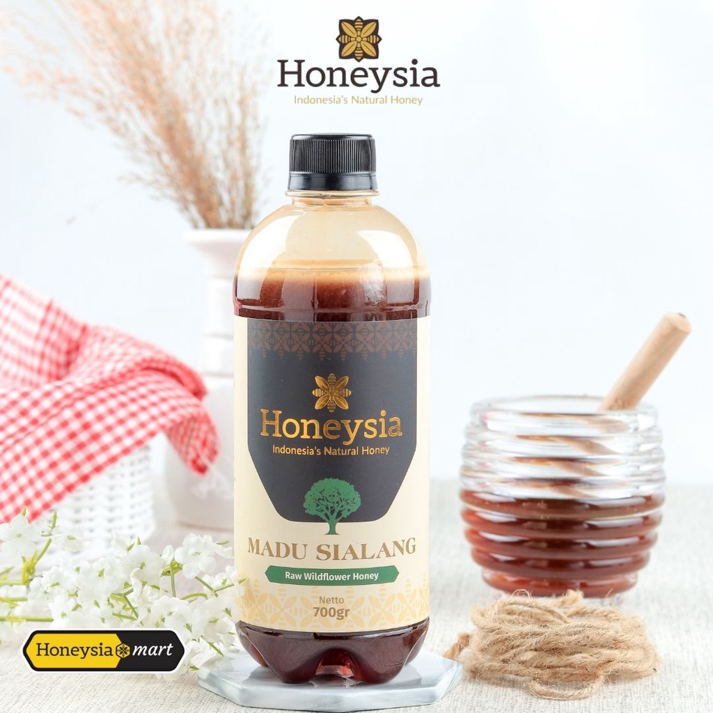 

Madu Murni Asli Honeysia Sialang 700gr Raw Honey
