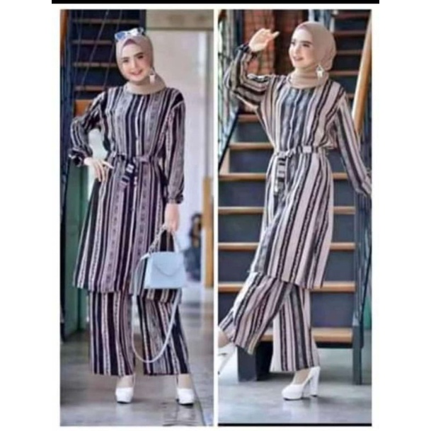 one set long tunik jumbo