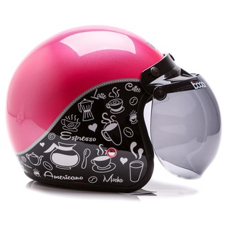 Beli [Helm Dewasa] WTO Helmet Retro Bogo - Classic Coffee 