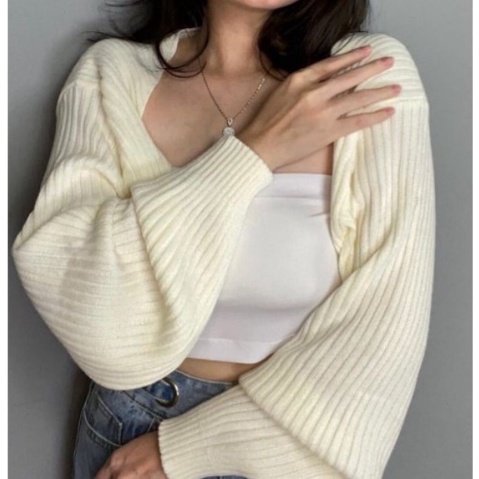 CARDIGAN CROP LIAM OVERSIZE