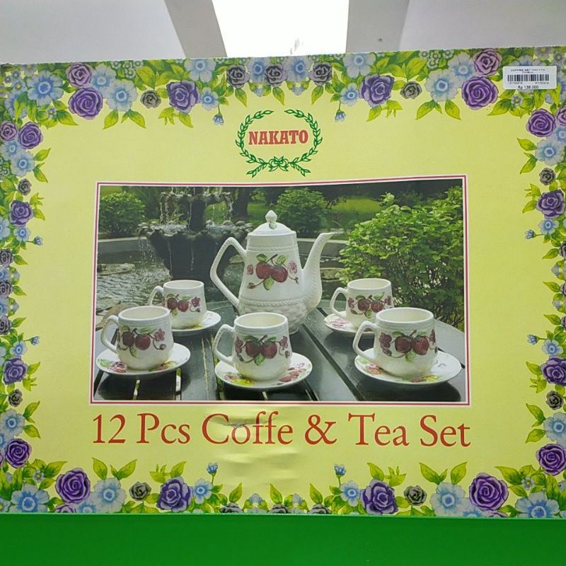 Tea set/cangkir set/coffe set keramik NAKATO timbul Paling MURAH