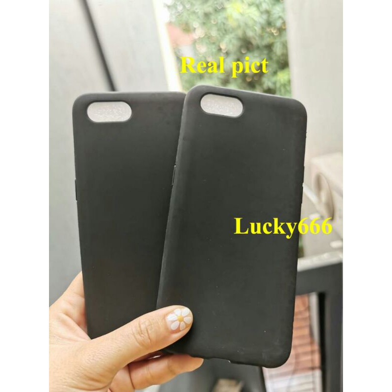 Soft case polos oppo realme c2 softcase casing doff hitam oppo realme c2 real me c2