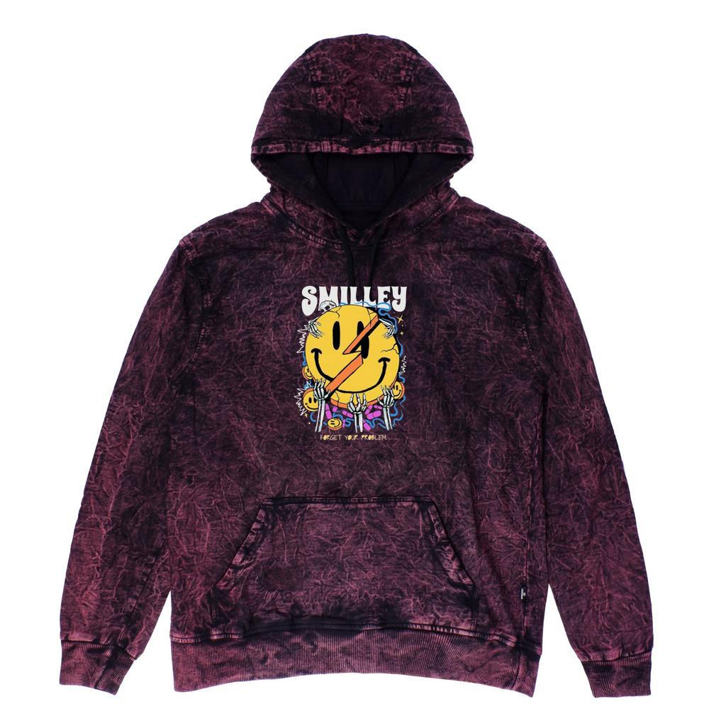 Sweater Hoodie Washing Merk SMILLEY DREW pria/wanita full sablon Bisa Cod