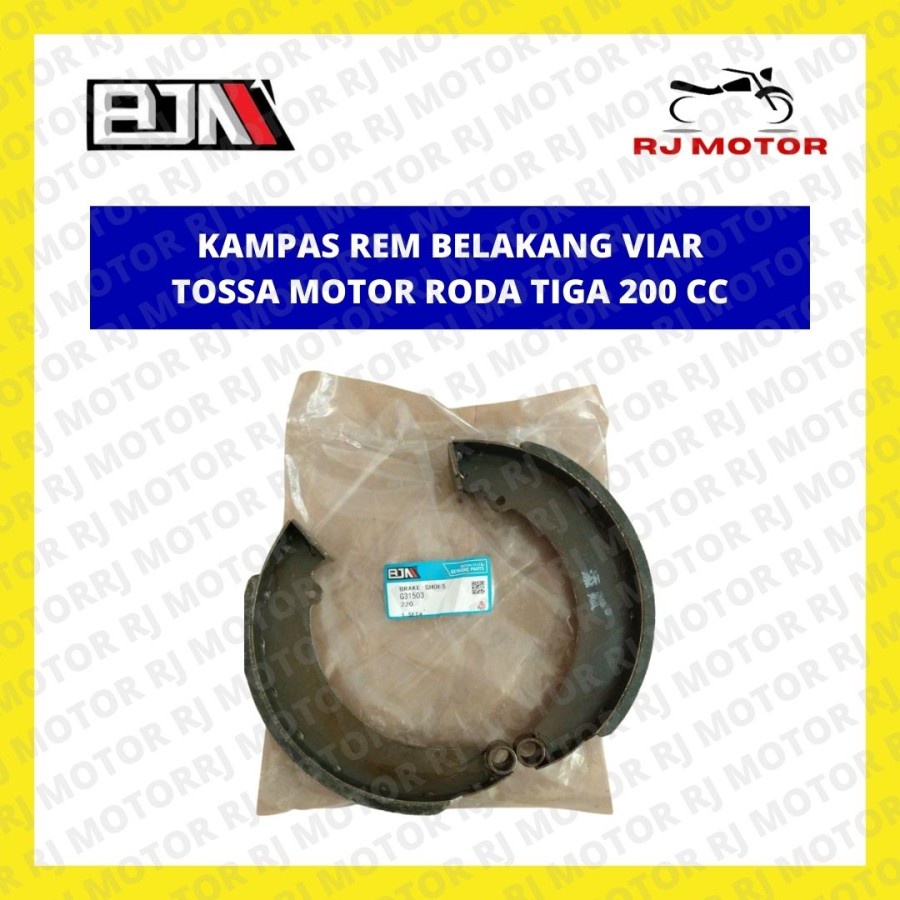 KAMPAS REM BELAKANG VIAR TOSSA MOTOR RODA TIGA 200 CC BJM BAGUS