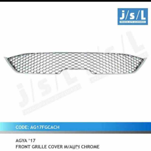 Grill model AUDI chrome new Agya 2017/ grill cover chrome  jsl