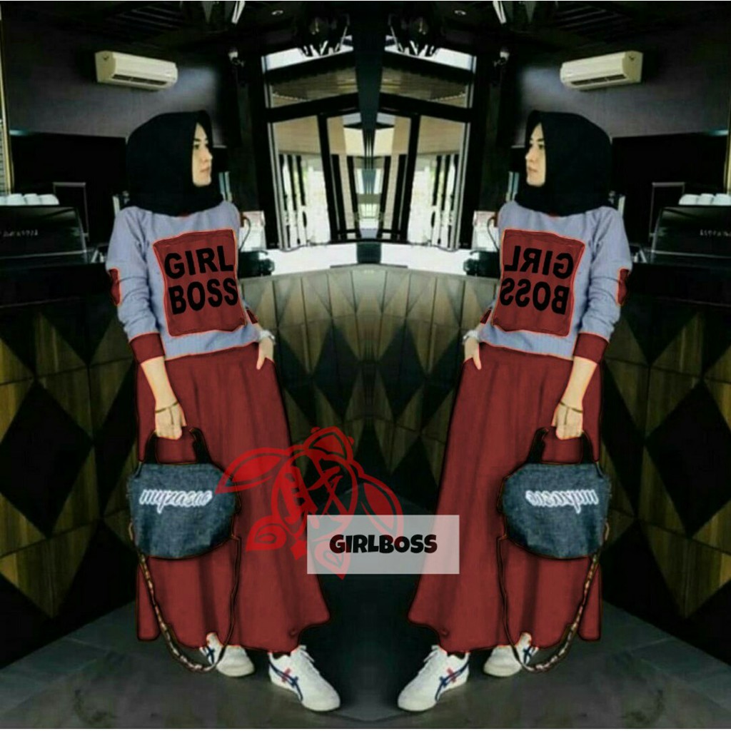 SETELAN SET GIRLBOSS / SET WANITA BUAT HARI-HARI SIZE XL