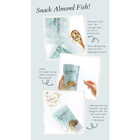 

CRYSTAL OFTHE SEA - ALMOND FISH SNACK