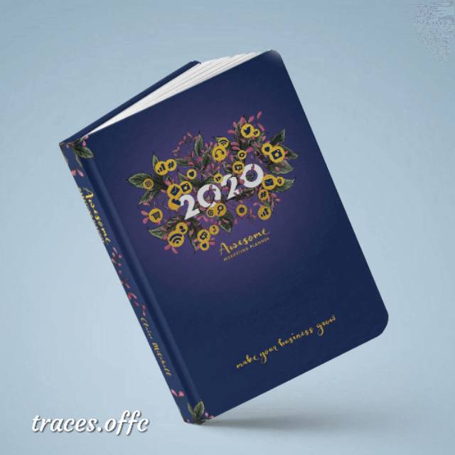 

2020 CUSTOM COVER PLANNER BOOK FULL COLOR BUKU JURNAL 365 DAILY PLANNER NOTEBOOK