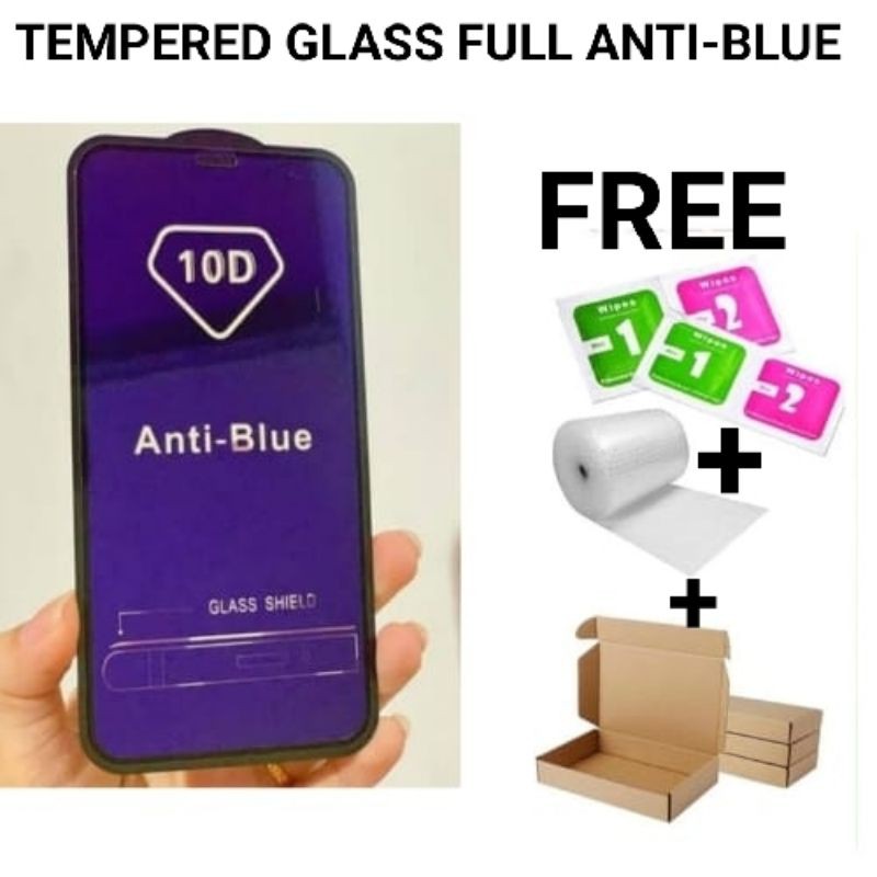 Tempered glass full Anti-Blue All Tipe - anti radiasi