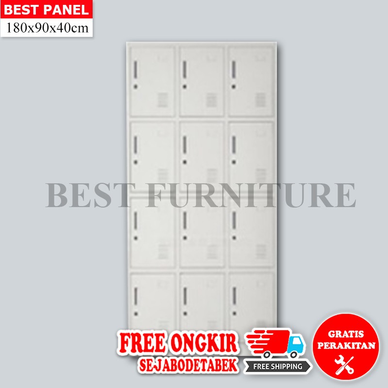 Best Locker Filing Cabinet Stainless Besi Anti Banjir 12 Pintu