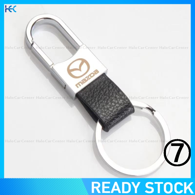 【Ready Stock】Alloy Metal Logo Motorcycle Keychain Car keychain SET for Mazda