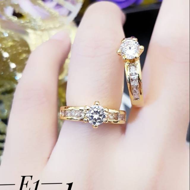 Xuping cincin lapis emas 1529j