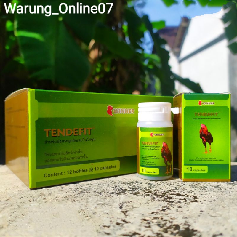Winner Tendefit 10 Kapsul Obat Turun Urat Ampuh Mengobati Turun Urat Inflamasi Nyeri Otot Sendi & Te