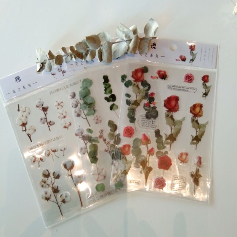 

STIKER FLORA UNTUK BULLET JOURNAL DAN SCRAPBOOKING