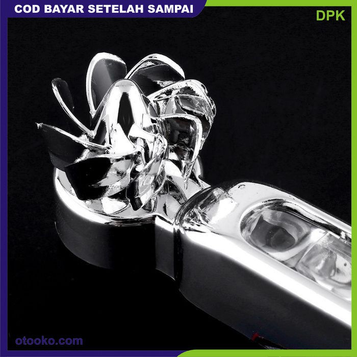 Lampu Kipas DRL Mobil Motor Tenaga Angin Universal Fog LED Lamp