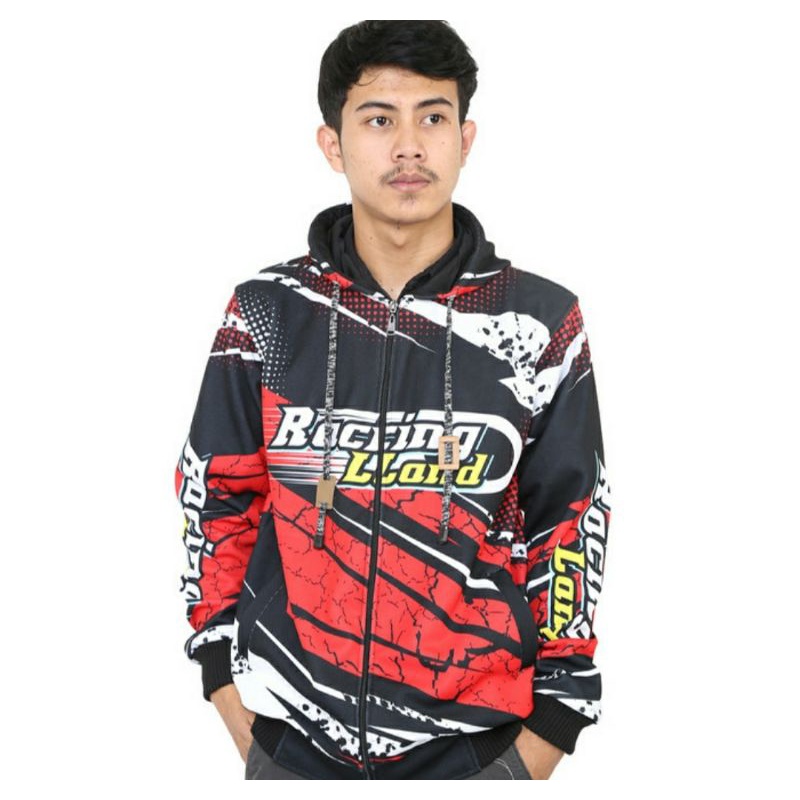 Jaket Racing Pria Motor CPL-1 Jacket Hoodie Team Comunitas Balap Burung Jaket Group Premium Merah, M