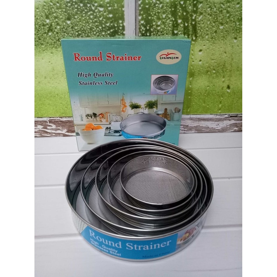 AYAKAN TEPUNG SET 5 / SARINGAN TEPUNG STAINLESS / SG0640J