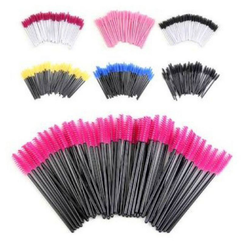 Sisir Kuas Maskara Spoolie Brush Mascara Sikat Eyelash Extention Bulu Mata Alis Eyebrow