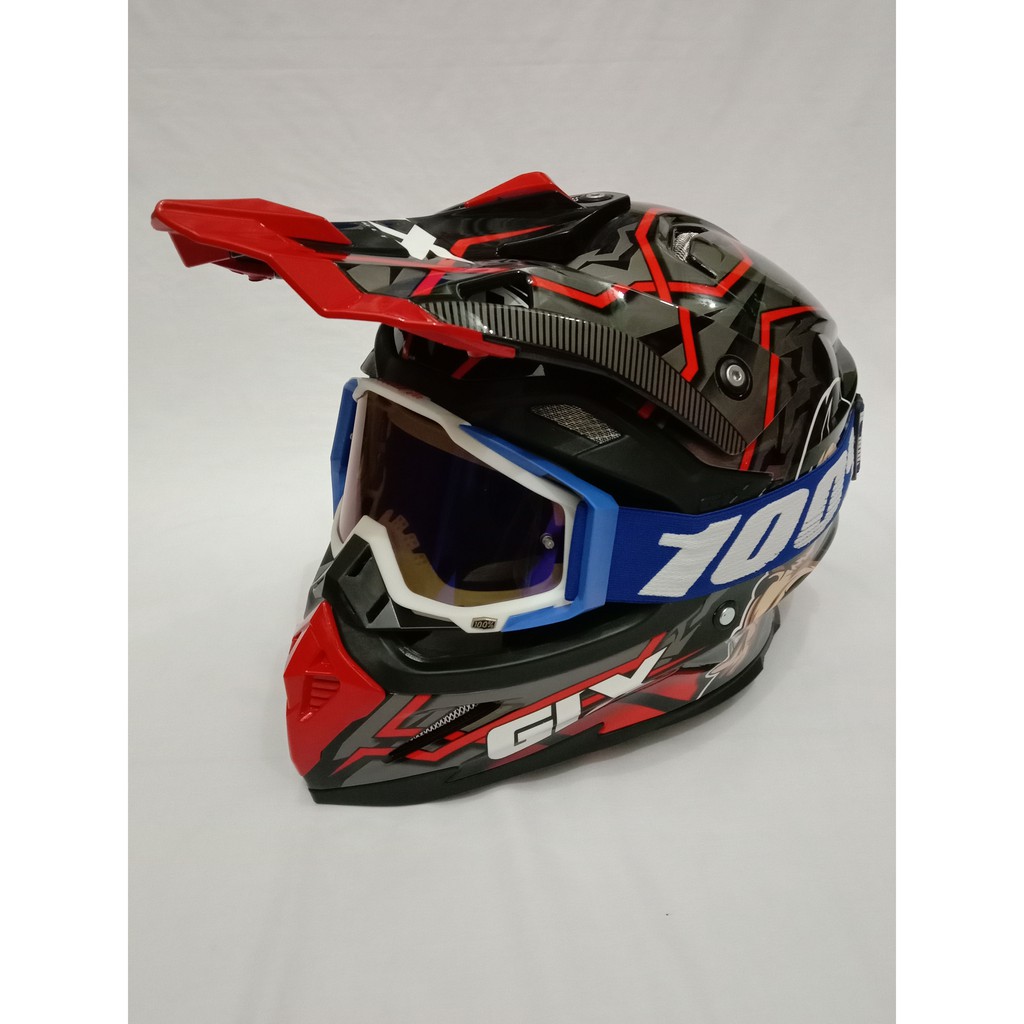 HELM GIX SUPER CROSS MOTIF GORILA