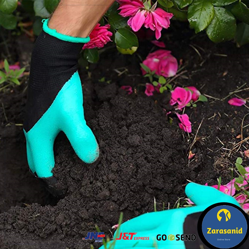 GARDENING GLOVES SARUNG TANGAN BERKEBUN DILENGKAPI CAKAR