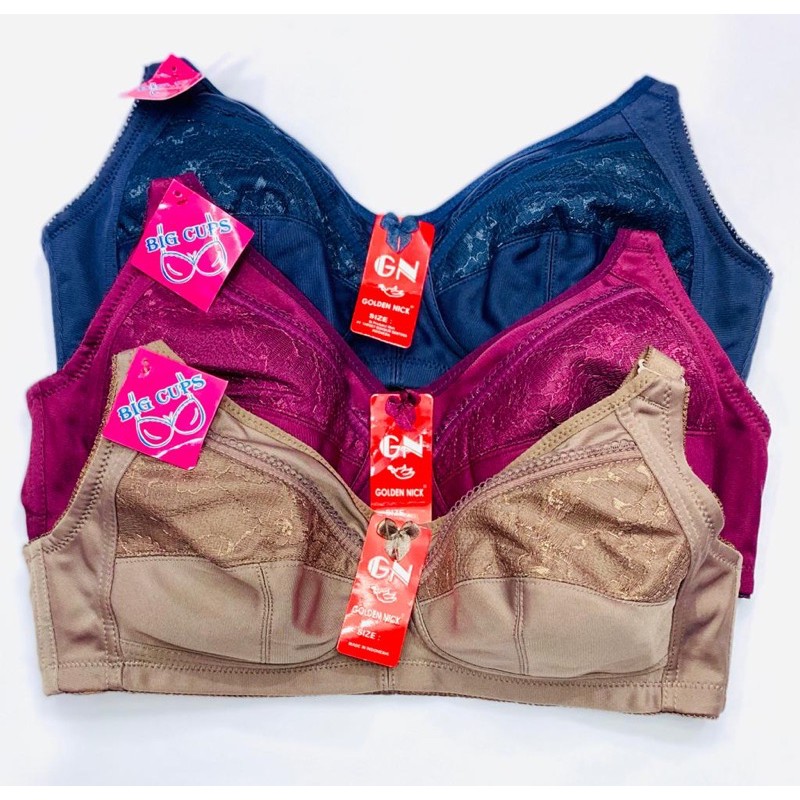 BH | Bra  BigCup GOLDEN NICK SJ811 Tanpa Kawat dan Busa Tipis