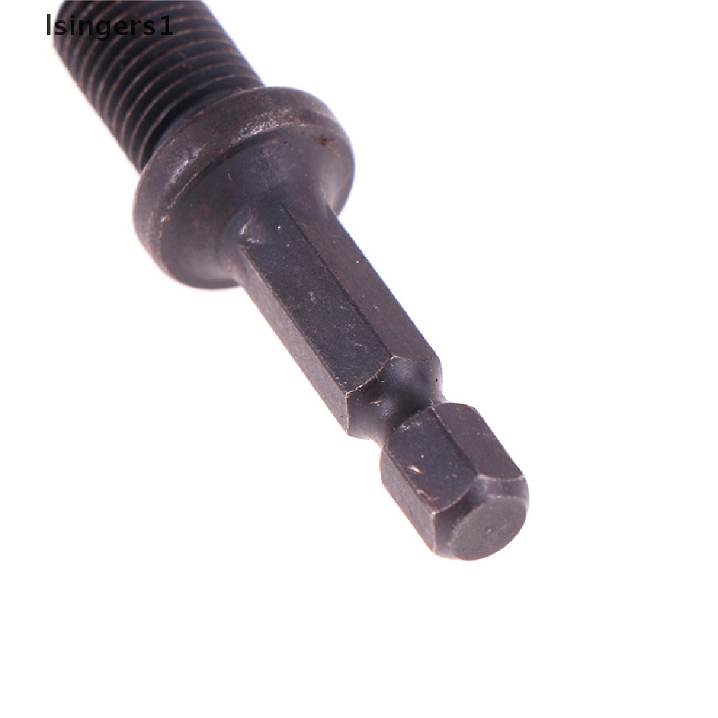 (lsingers1) Adapter Konektor Mata Bor Ulir Male 3 / 8 &quot;- 24UNF Untuk Hex Shank