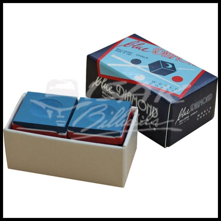 

Heaven | Blue Diamond Chalk - 2 Piece Billiard Chalk - Kapur Biliar - Biru