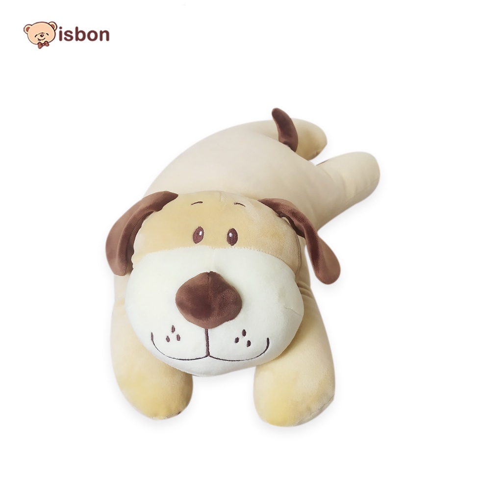 Boneka Anjing Bantal Bayi Tidur Ly Dog Brown empuk dan nyaman buat tidur koleksi para pecinta anjing lovers dan cocok dibawa pergi by Istana Boneka