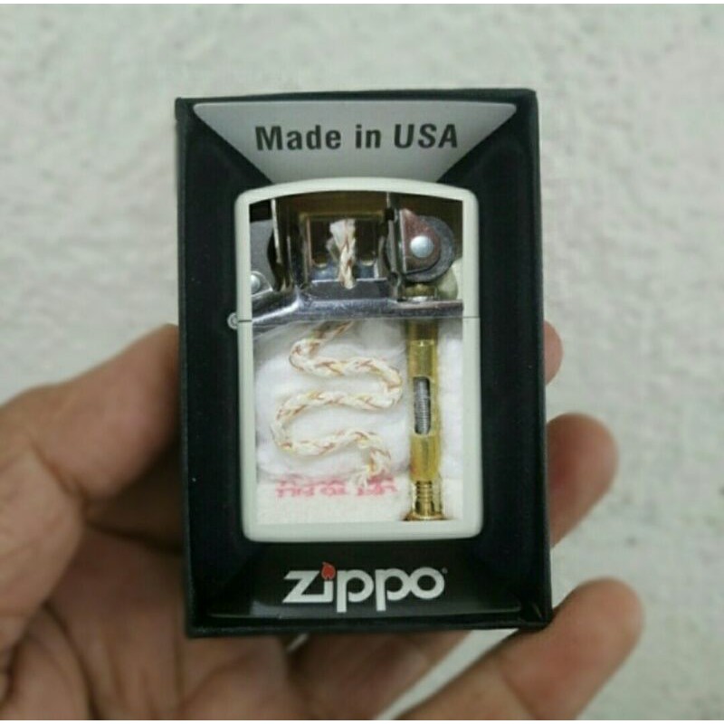 Korek Api Zippo mantap Motif Transparan