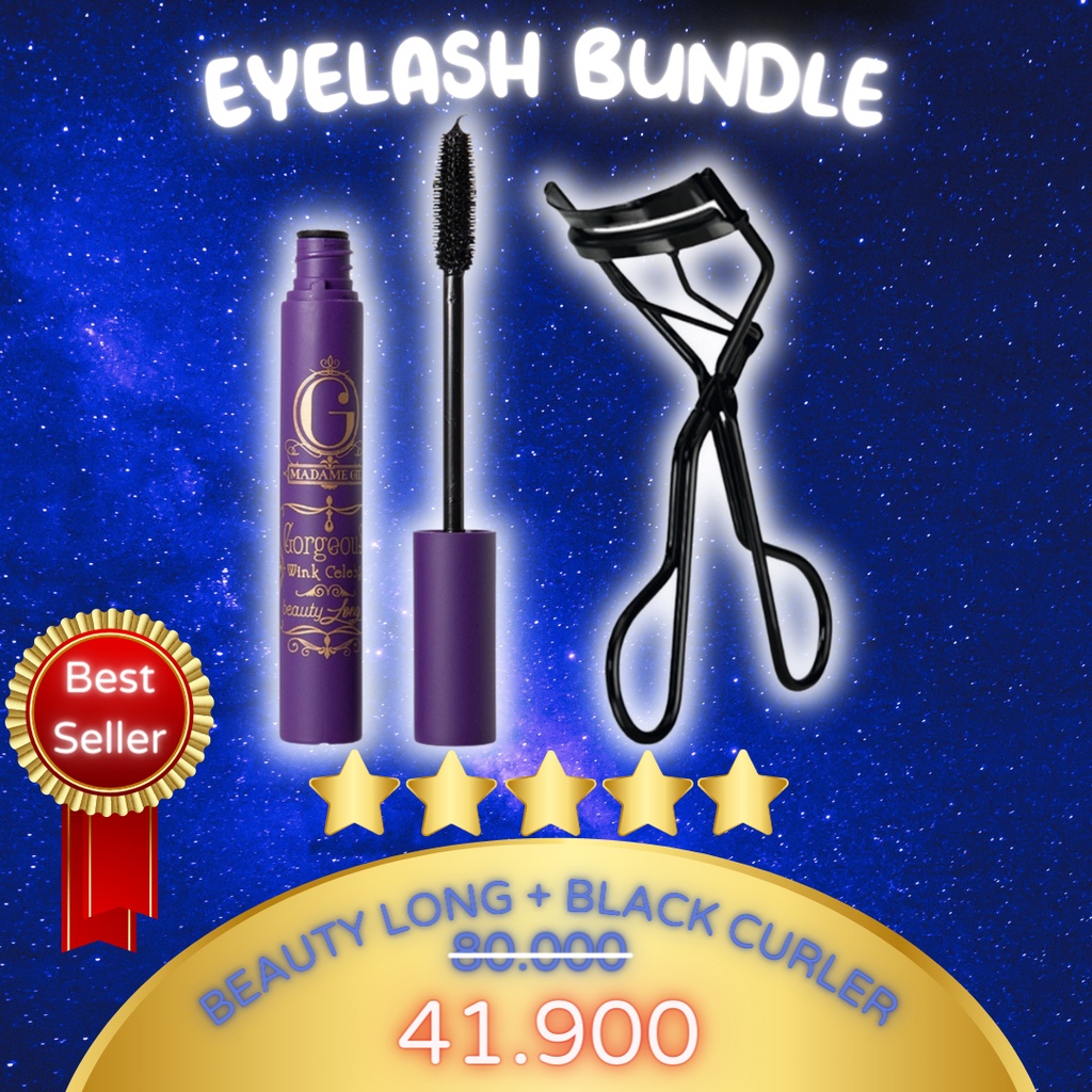 LIZBEAUTY -  [Bundle] Madame Gie Mascara Gorgeous Wink Celebs Beauty Long X Ultimate Lashes Eyelash Curler Penjepit Bulu Mata